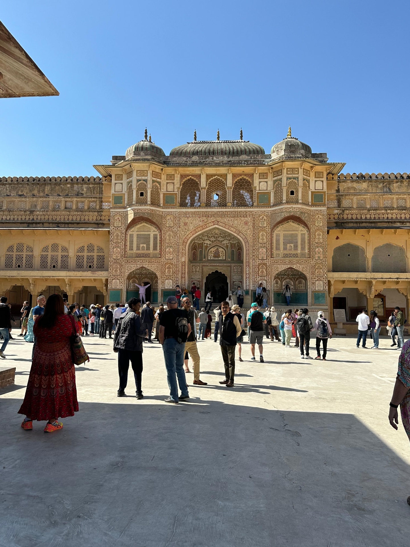 Amber Fort w Jaipurze w złotym świetle zachodu - wyprawa Królewski Rajasthan i Podróż Duszy