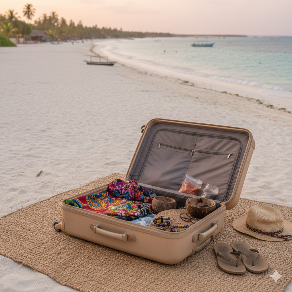 Co spakować na Zanzibar, praktyczna lista do walizki