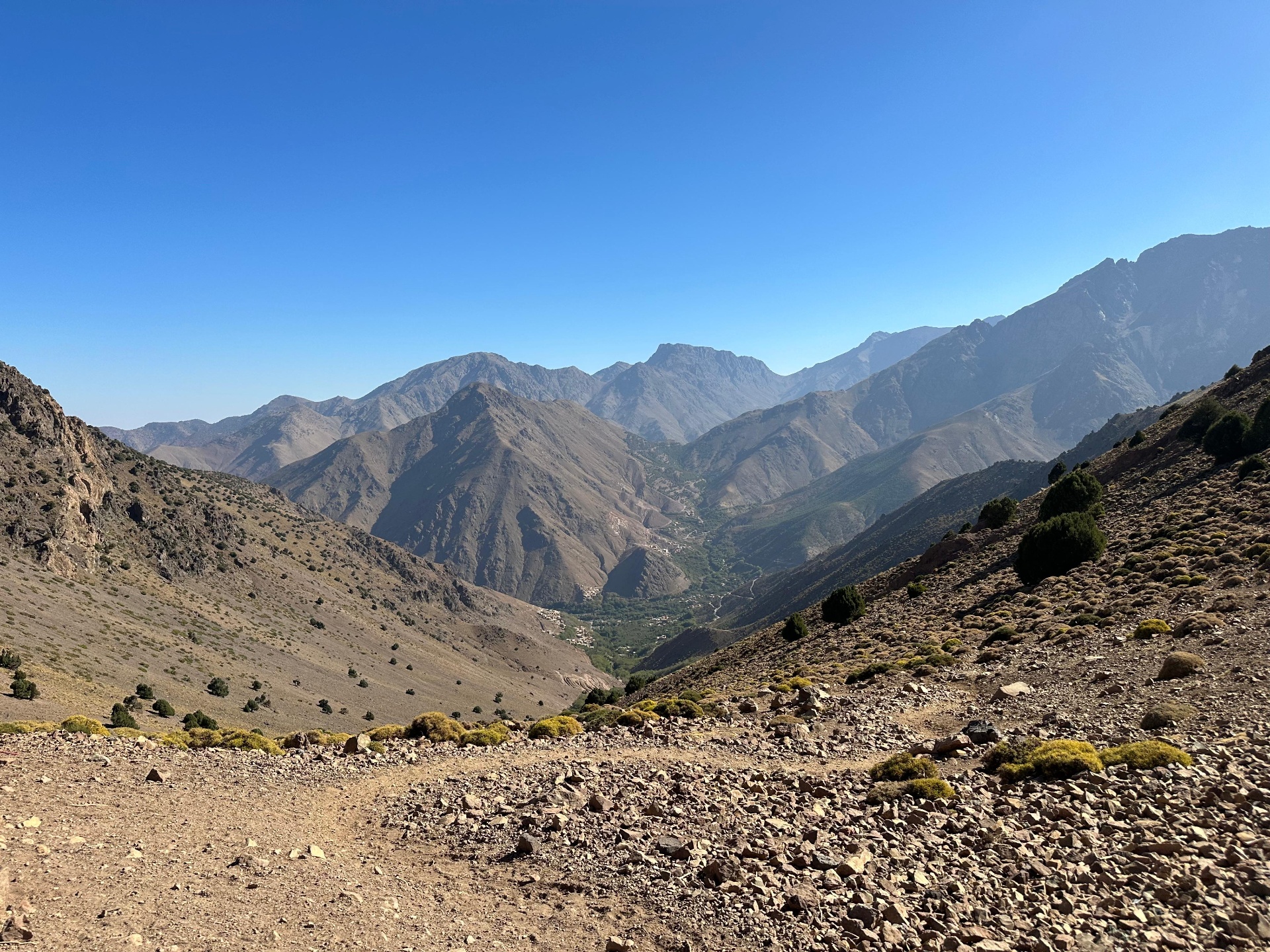 Dolina Atlasu w drodze na Toubkal