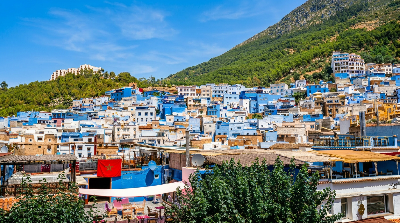 Błękitne uliczki Chefchaouen - wyprawa Cesarskie Maroko z Jolą