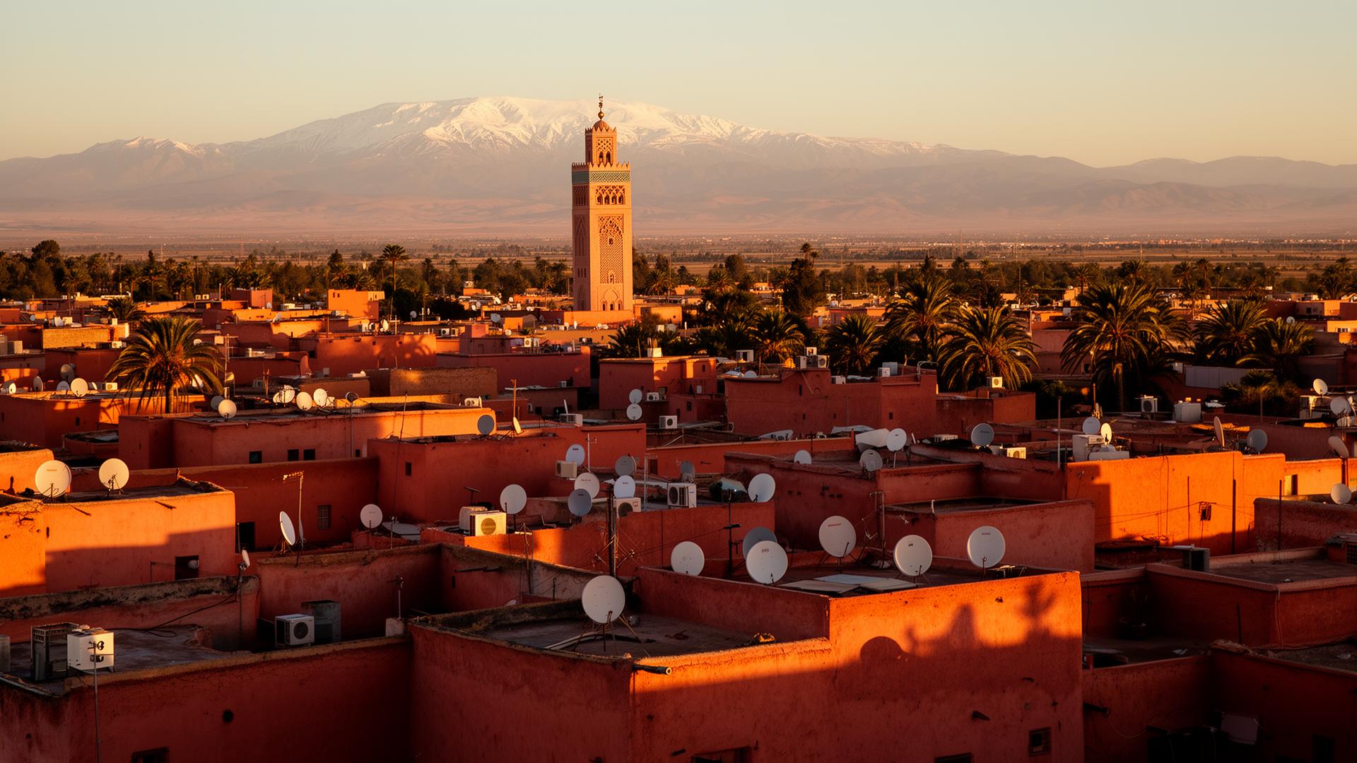 Uliczki i architektura medyny Marrakeszu